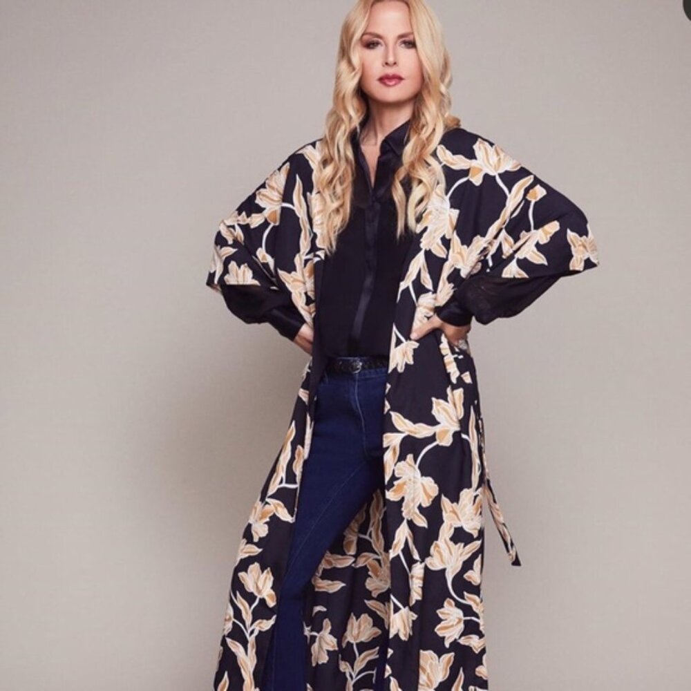 Maison du Soir Floral Robe / Rachel Zoe Box of Style S/M